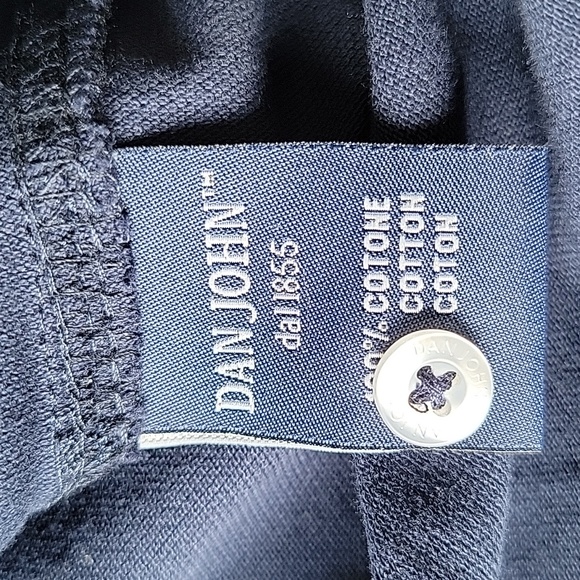 NWT Dan John Men's Navy Polo Shirt Size Medium - Picture 6 of 9